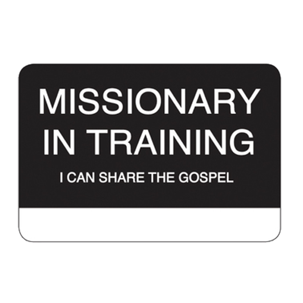 Missionary in Training Slip-On Badge
