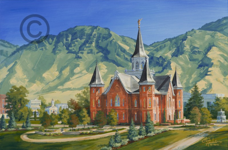 Provo City Center Temple Color Print