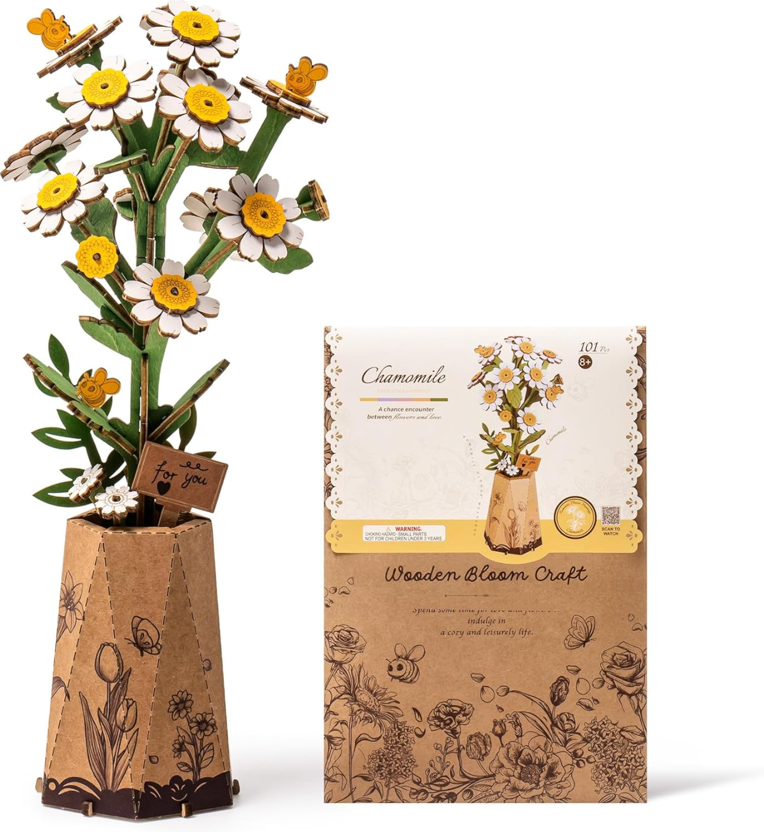Chamomile Wooden 101 Piece Puzzle, , large image number 0