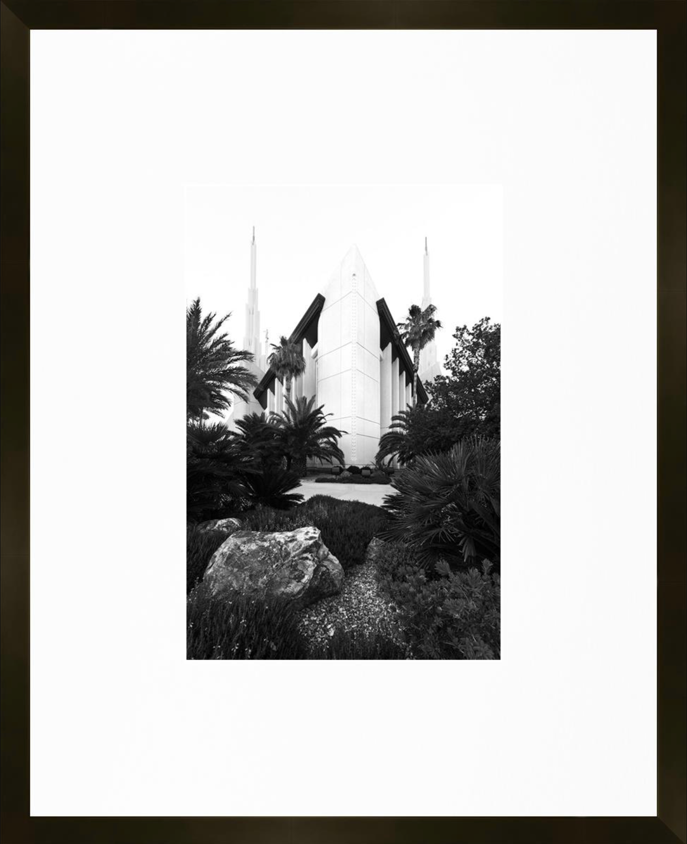 Las Vegas Nevada Temple, Place of Peace (21x17 Framed Paper Print)