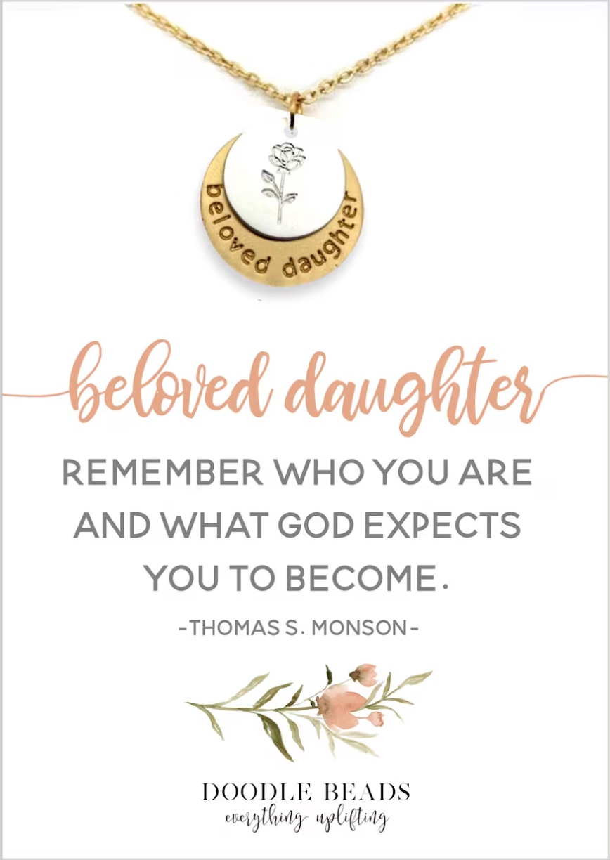 Remember Who You Are, Beloved Daughter Necklace 