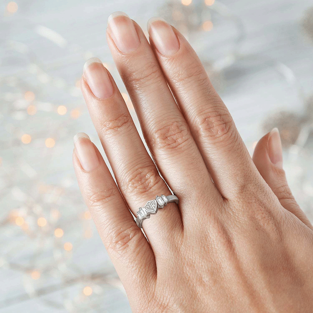 Baguette CTR Ring, , large