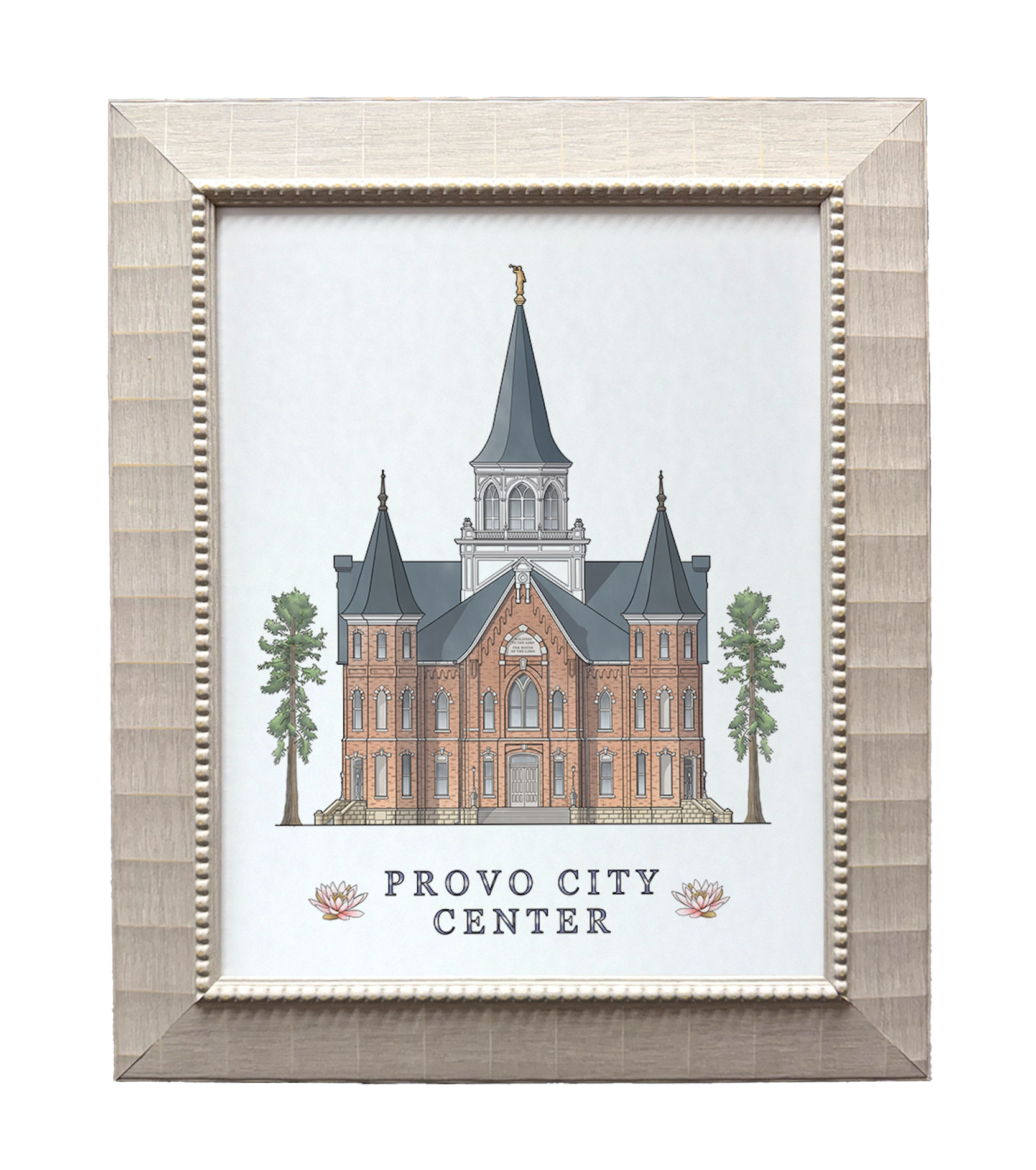 Provo City Center Utah Temple (15x18 Framed Paper Print)
