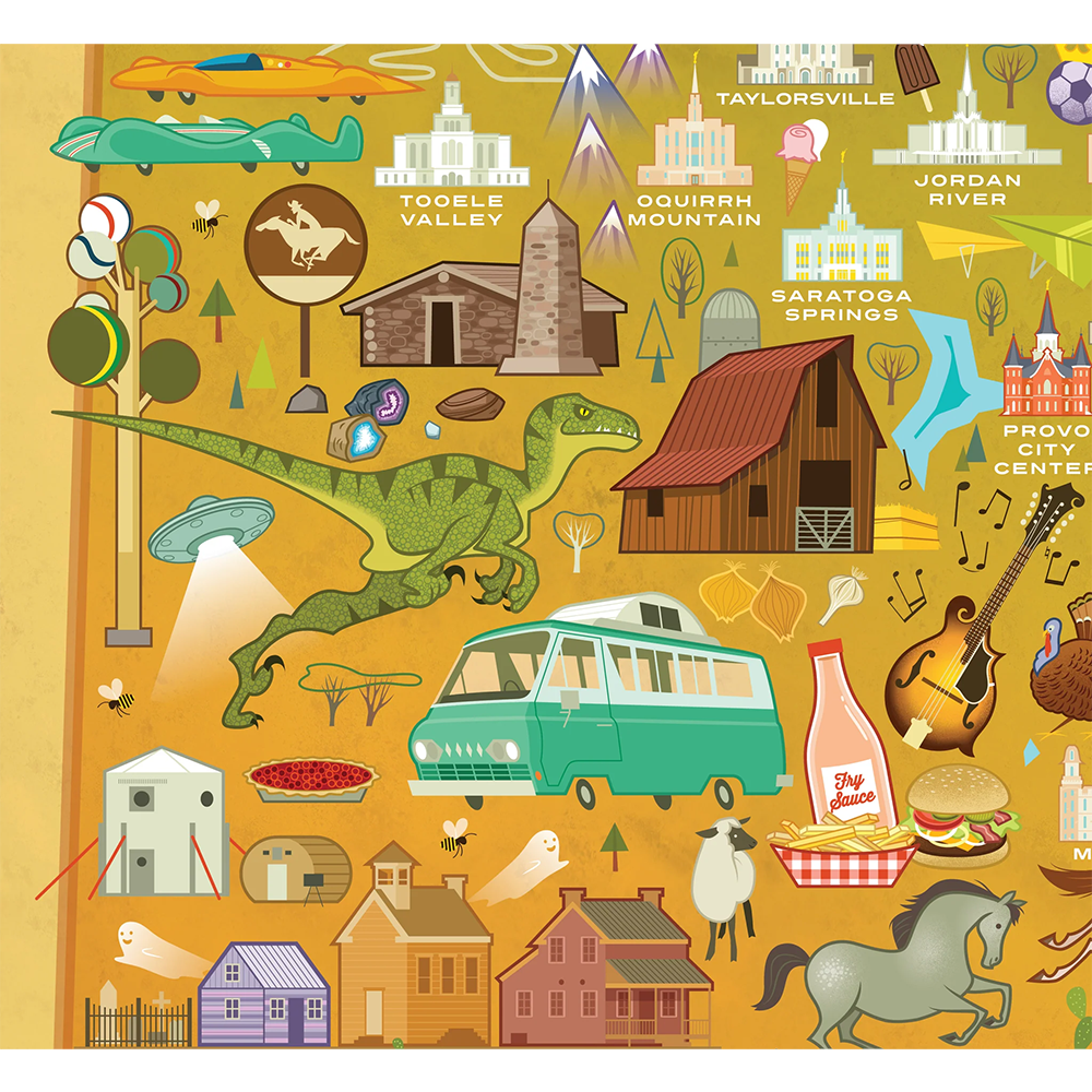 Temples of Utah 1000 Piece Puzzle, , large image number 4