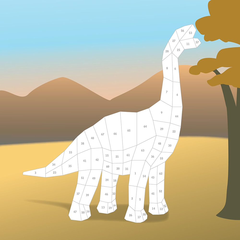 Paint By Sticker Kids Dinosaurs, , large image number 4