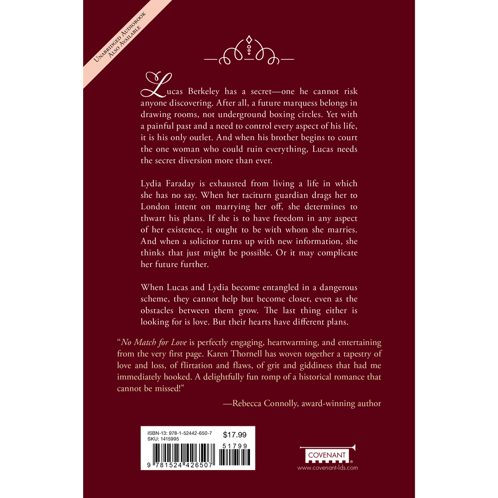 No Match for Love (Regency Love Stories, Book 4), , large