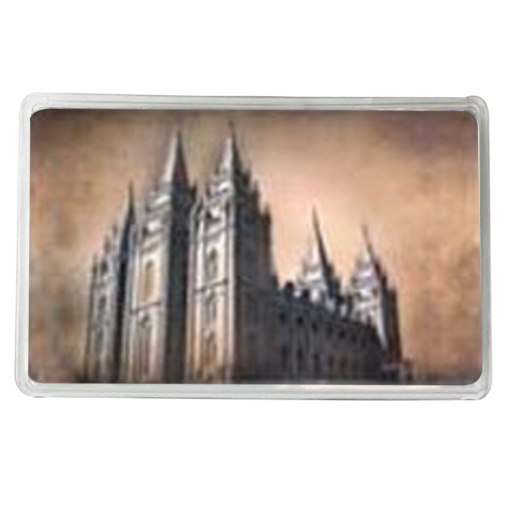 Antique Salt Lake Temple Recommend Holder