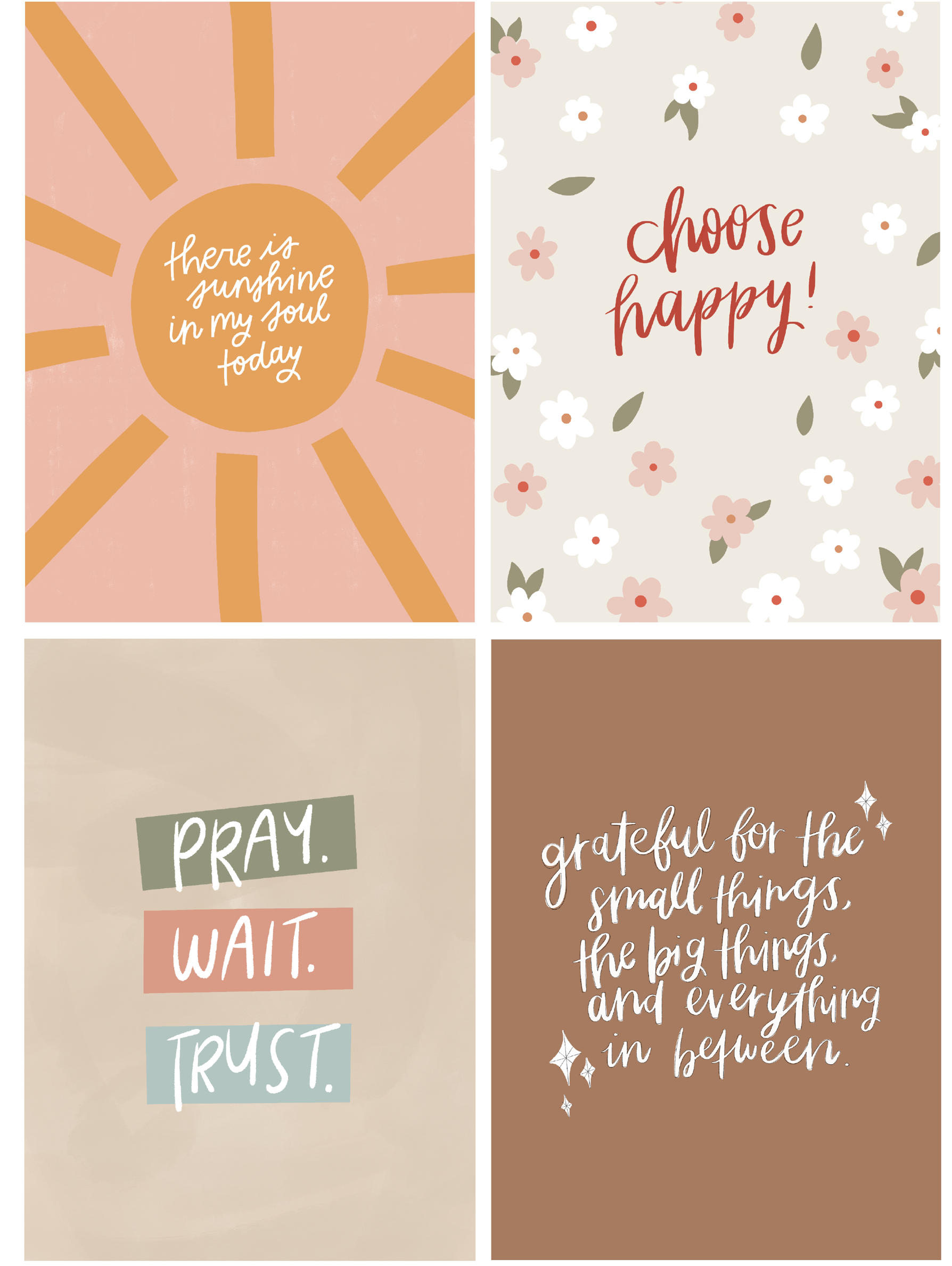 Choose Happy Print Set
