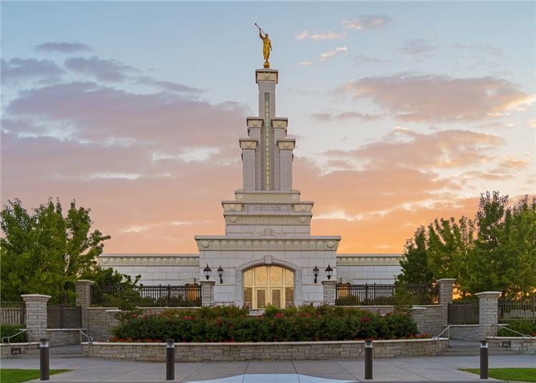 Columbia River Temple, Evening Print