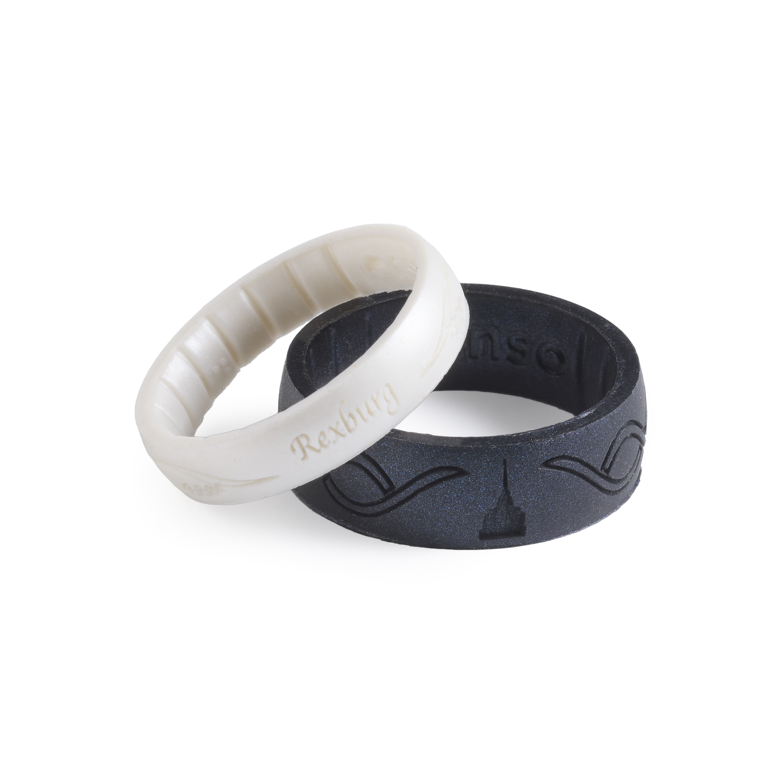 Rexburg Temple Thin Silicone Ring, , large image number 2