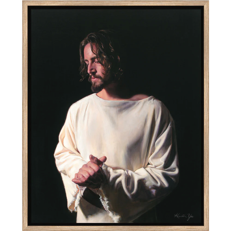 And I Partook (16x20 Framed Canvas Print)