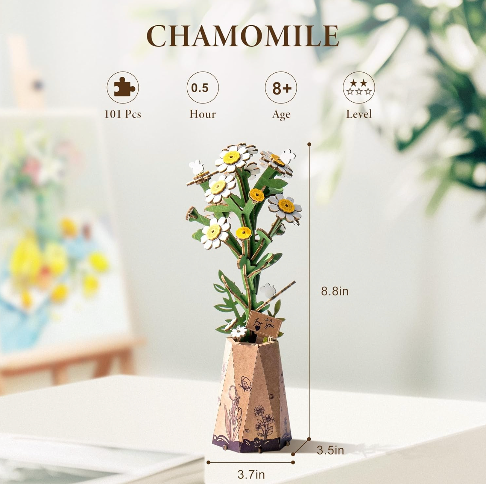 Chamomile Wooden 101 Piece Puzzle, , large image number 1