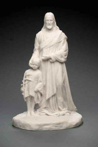Jesus and the Child Statue