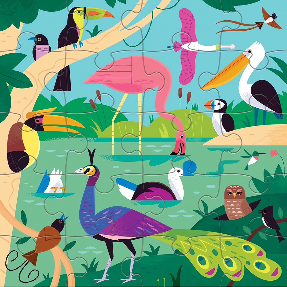 Bugs & Birds Magnetic Puzzles, , large