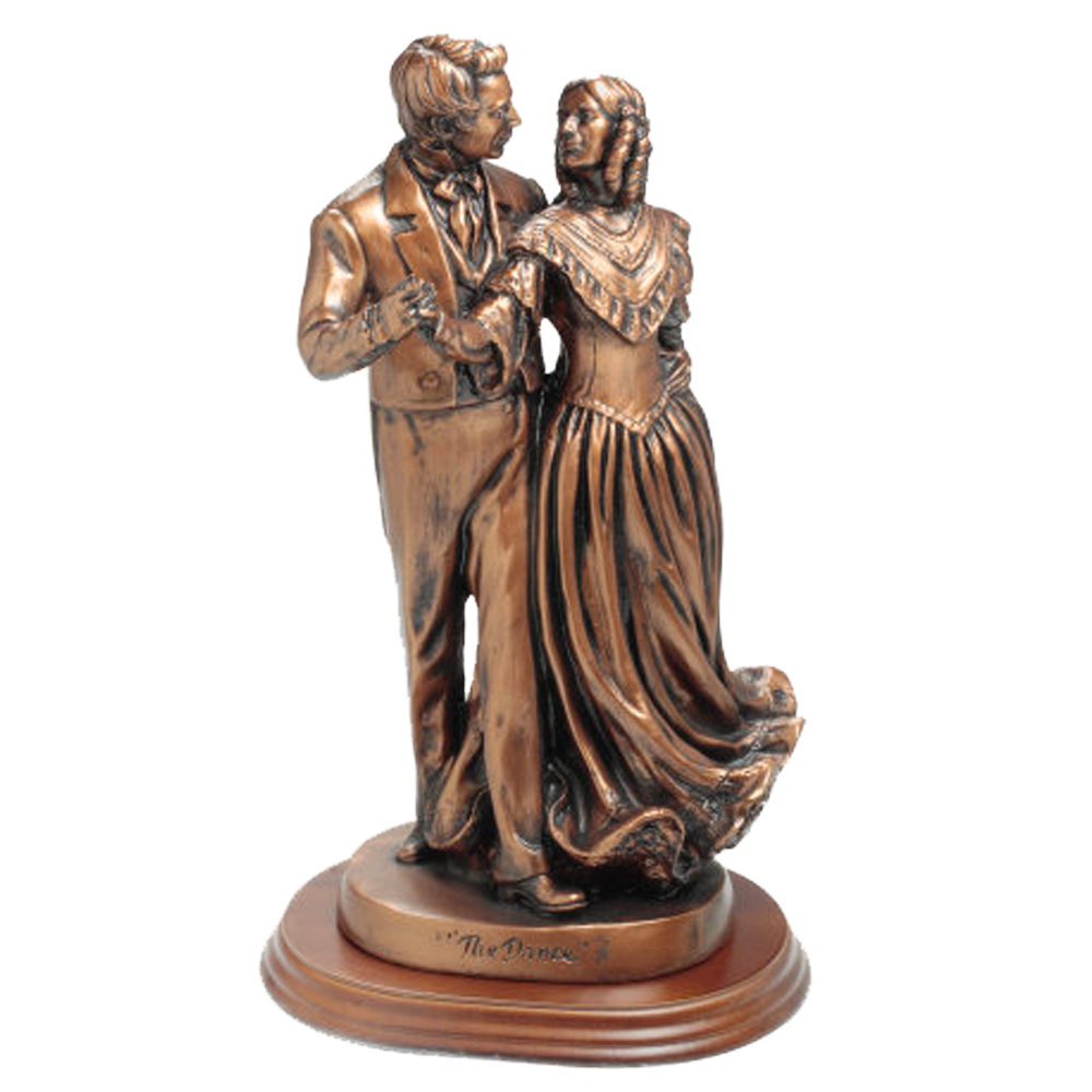 Joseph and Emma Dancing Statue