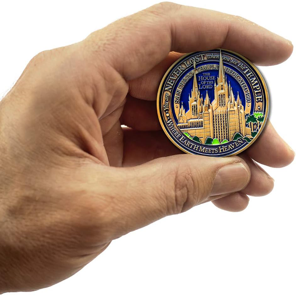 San Diego California Temple Medallion Coin, , large image number 5