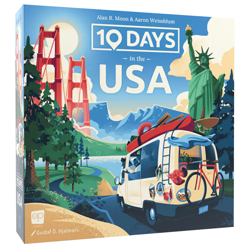 10 Days in the USA Board Game
