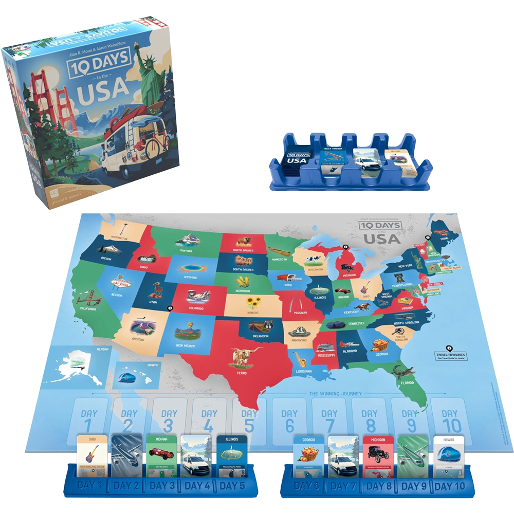 10 Days in the USA Board Game, , large image number 2