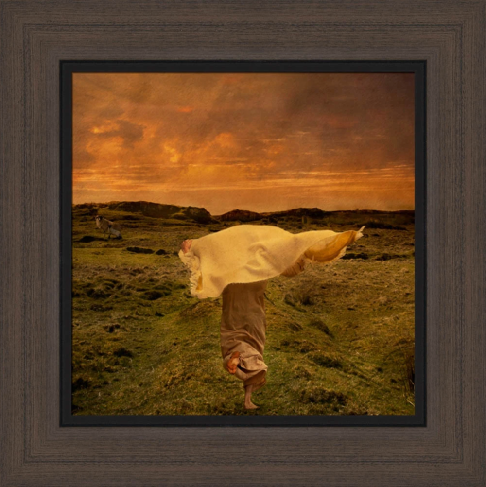 Racing to an Empty Tomb (17x17 Framed Art)