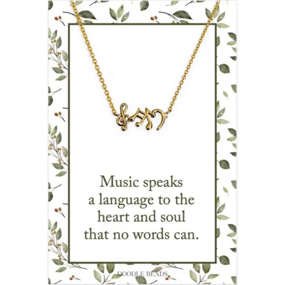 Music Note Necklace