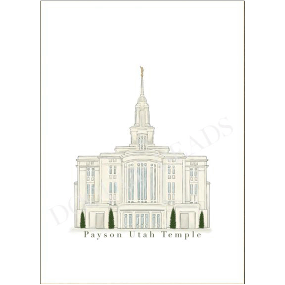 Payson Temple - 5x7 Print