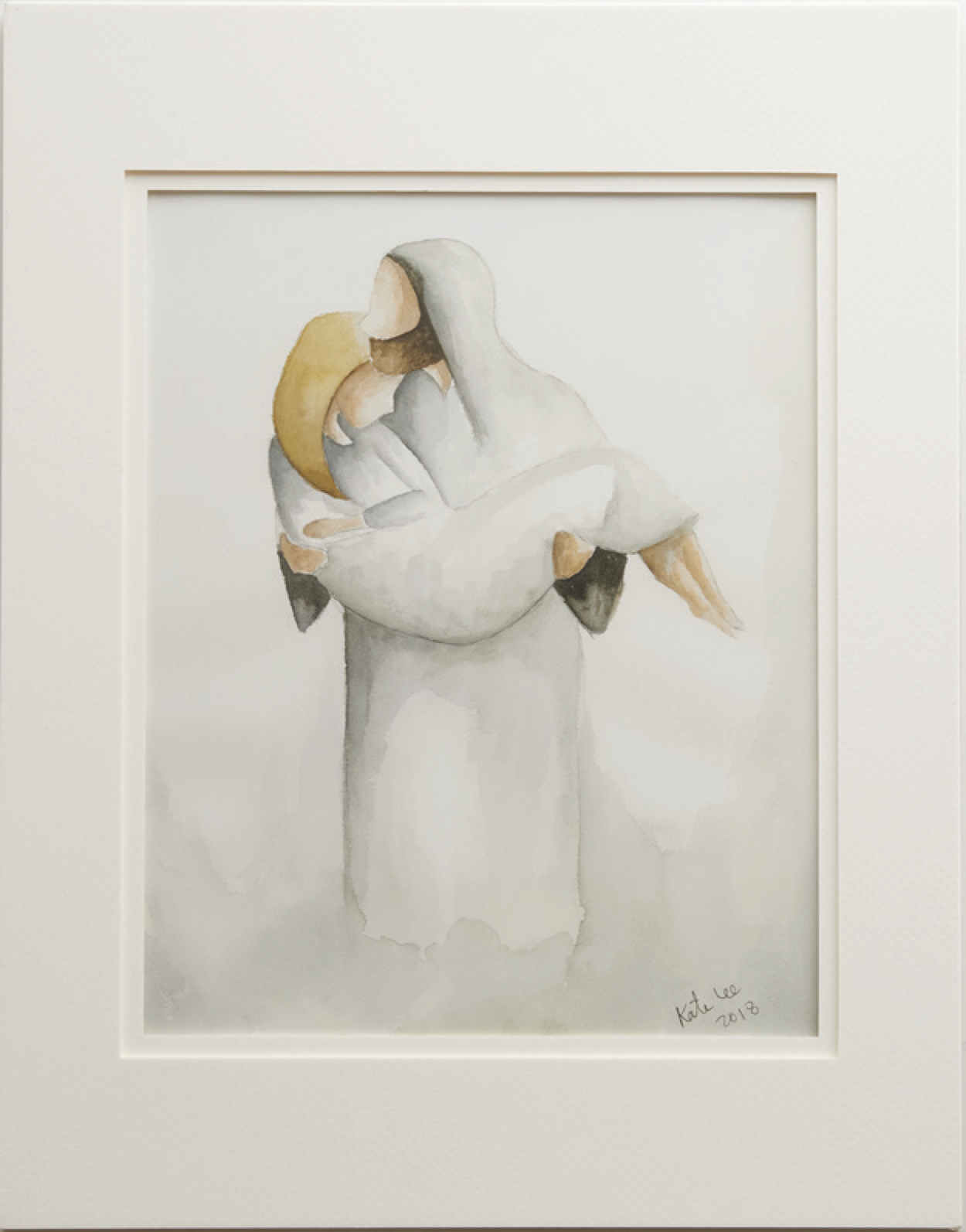 Peace in Christ 11x14 Matted Print