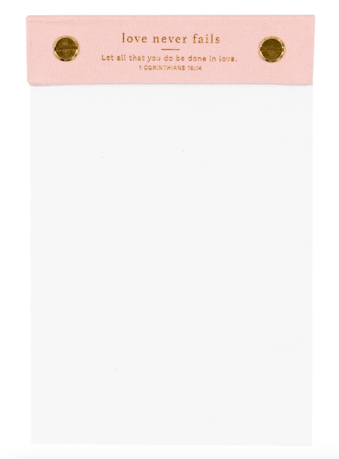 Love Never Fails Notepad, , large