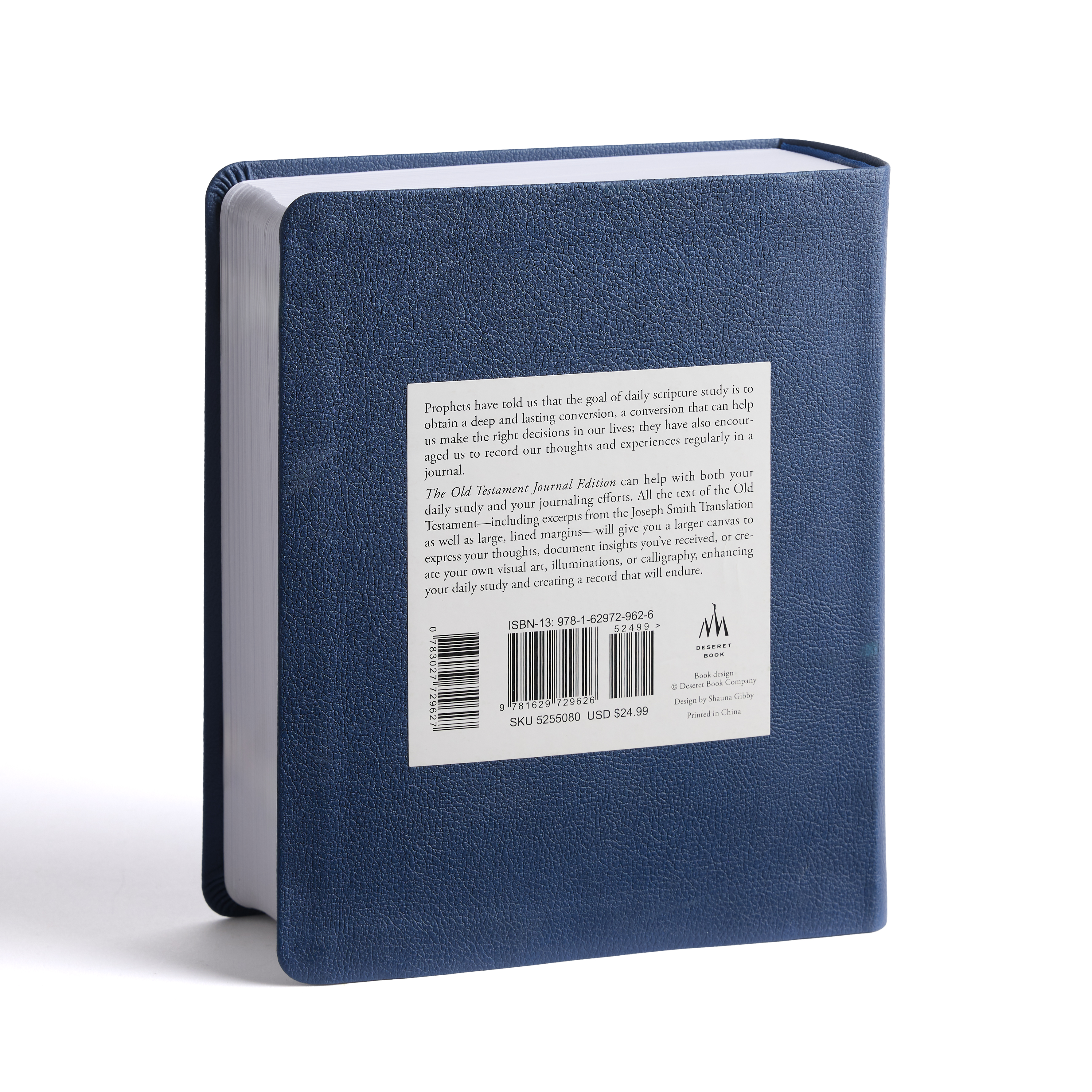 The Old Testament, Journal Edition, Faux Leather Blue (No Index), , large image number 4