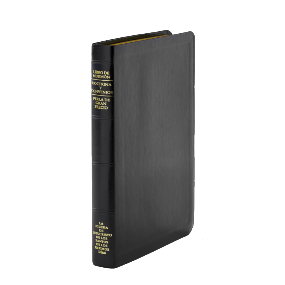 Spanish Triple Combination, Simulated Leather Regular, Indexed Black