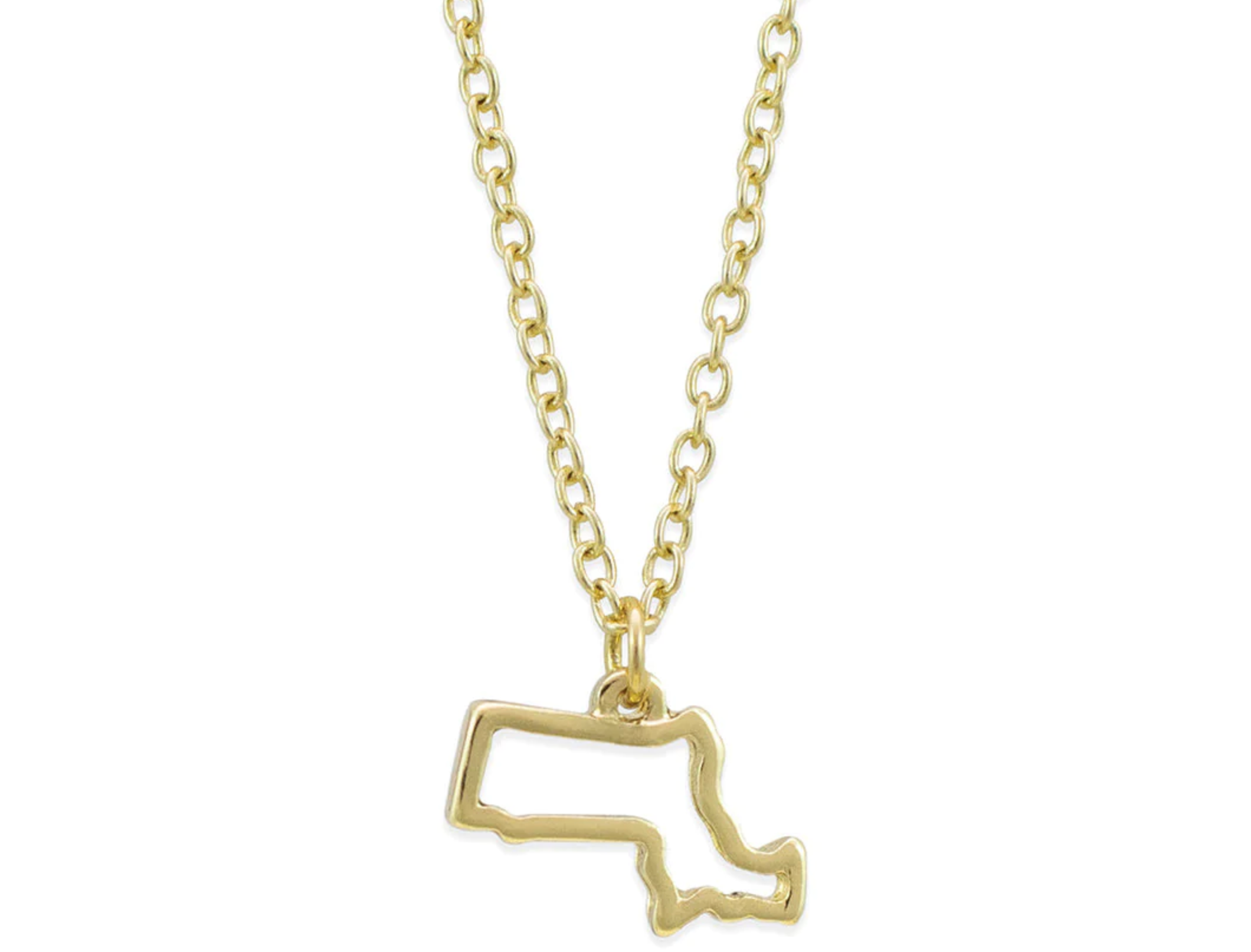 Massachusetts State Necklace, , large