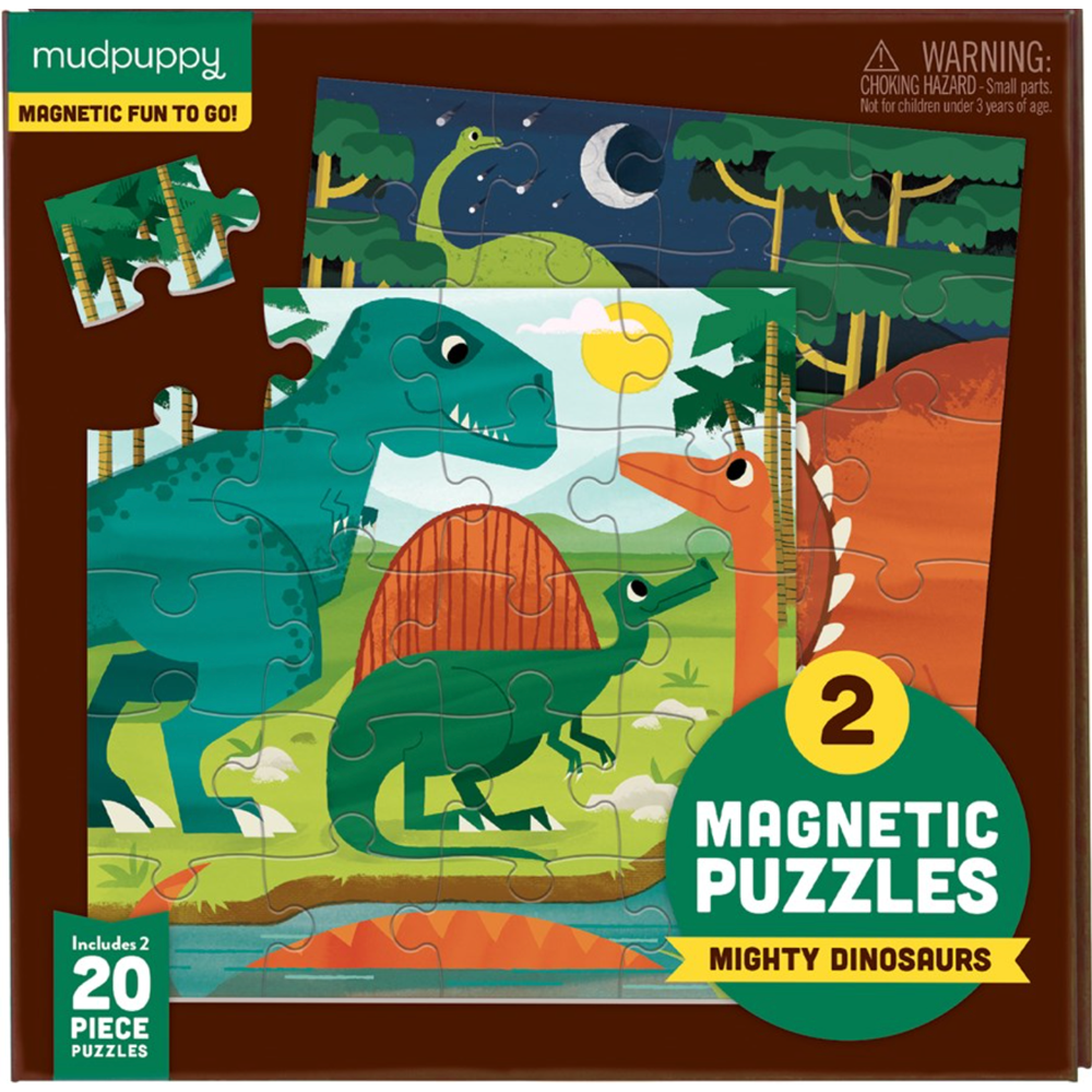 Mighty Dinosaurs Magnetic Puzzles
