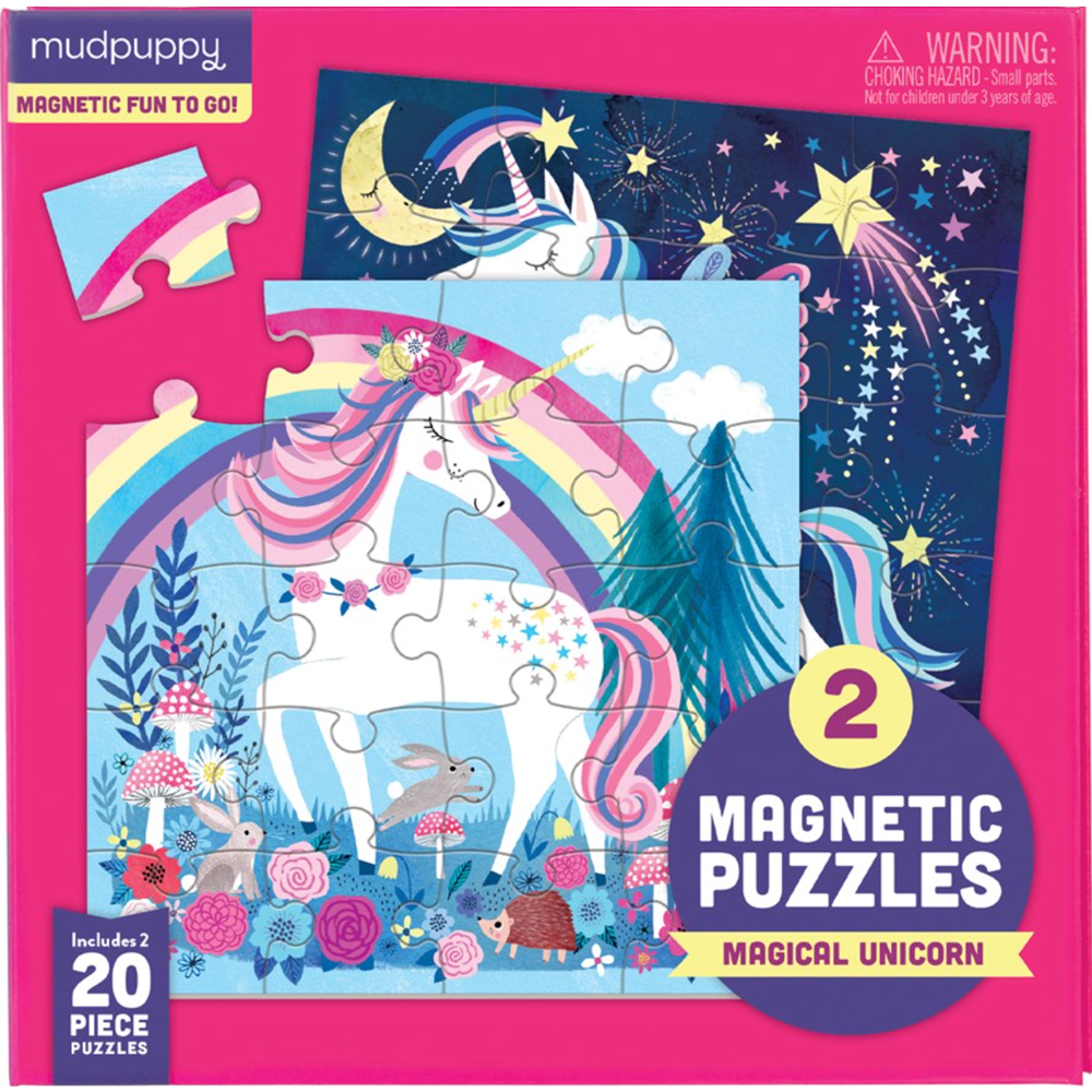 Magical Unicorn Magnetic Puzzles