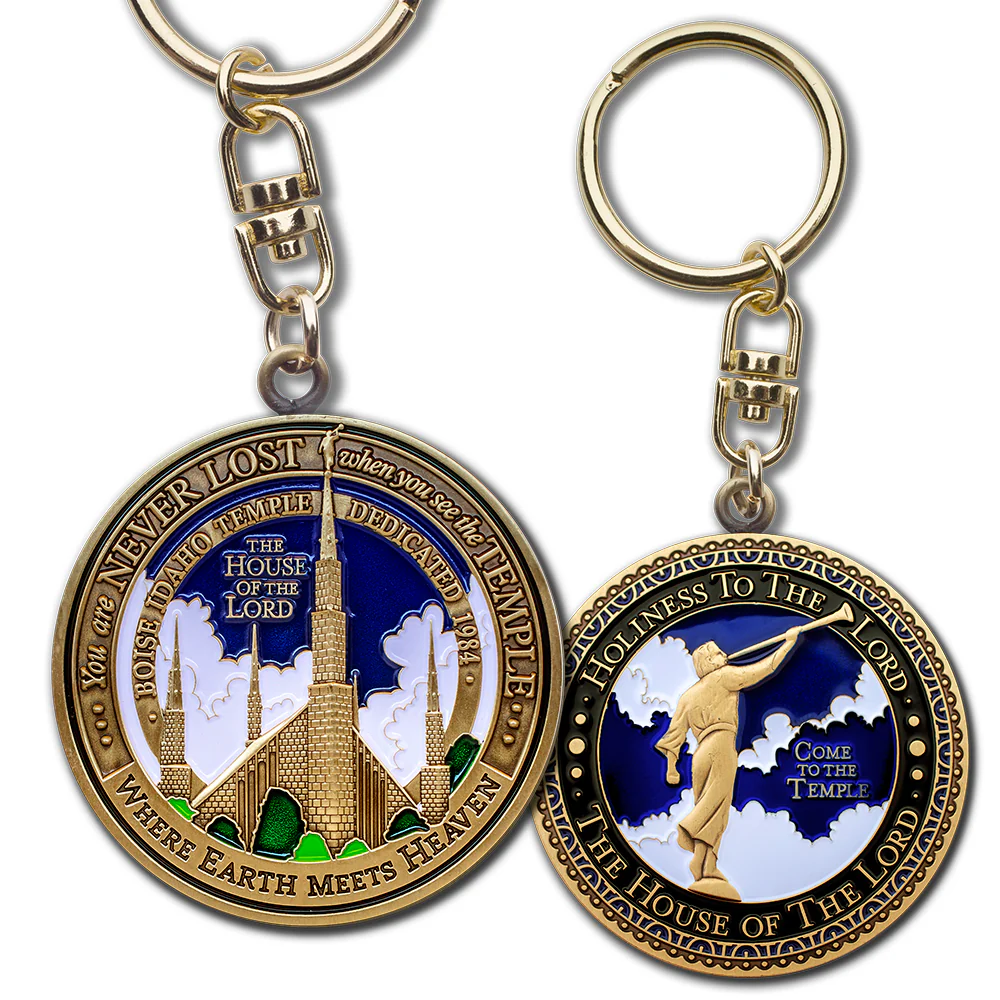 Boise Idaho Temple Keychain, , large image number 3