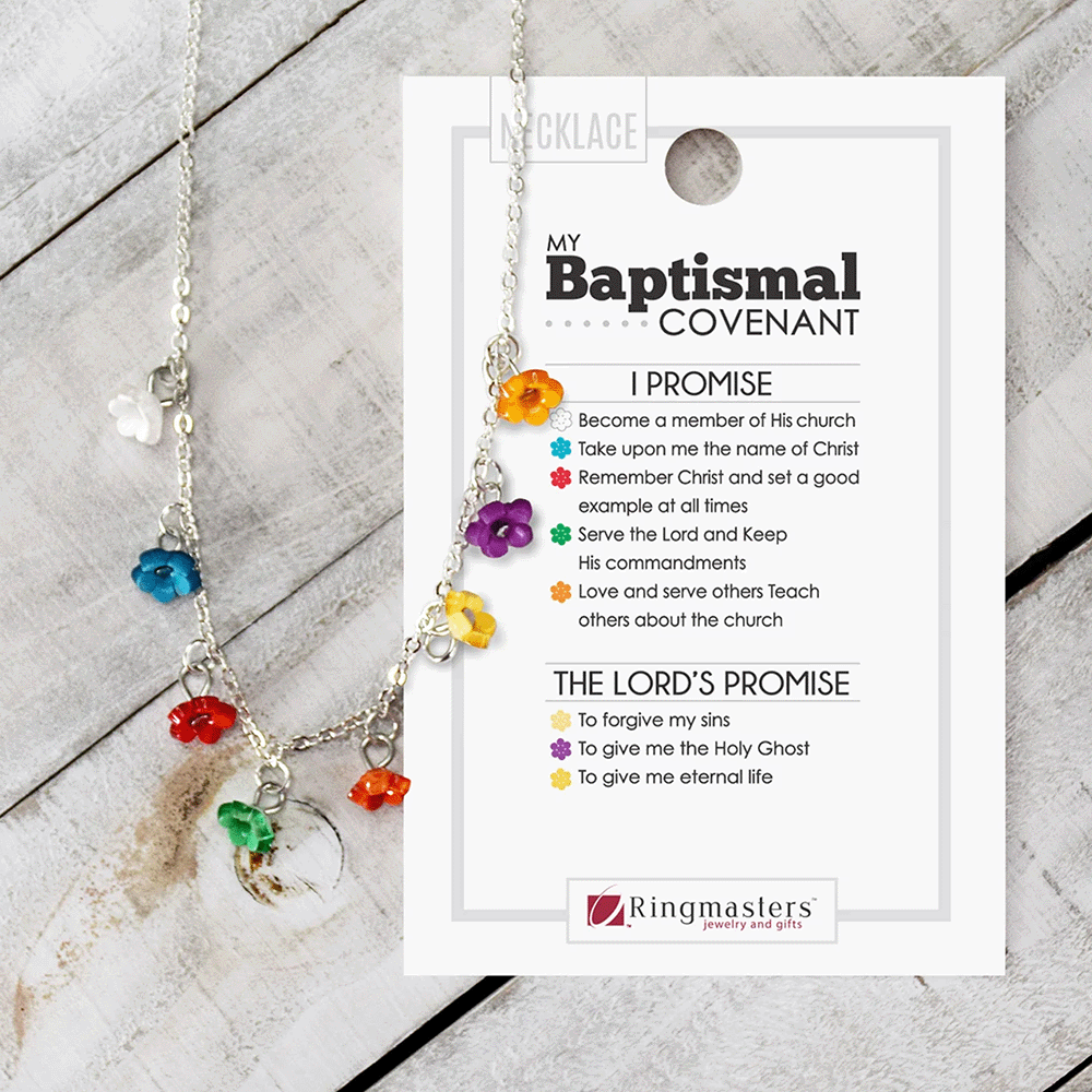 Baptismal Covenant Blossom Necklace, , large