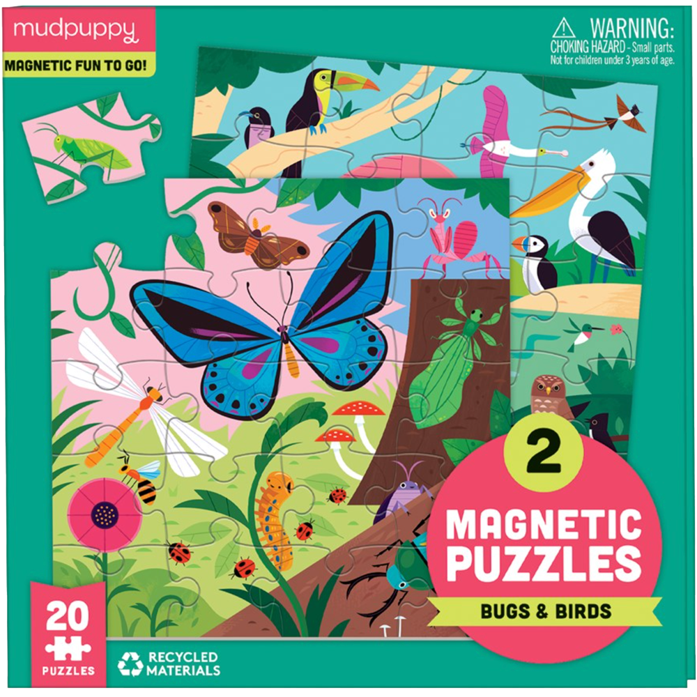 Bugs & Birds Magnetic Puzzles