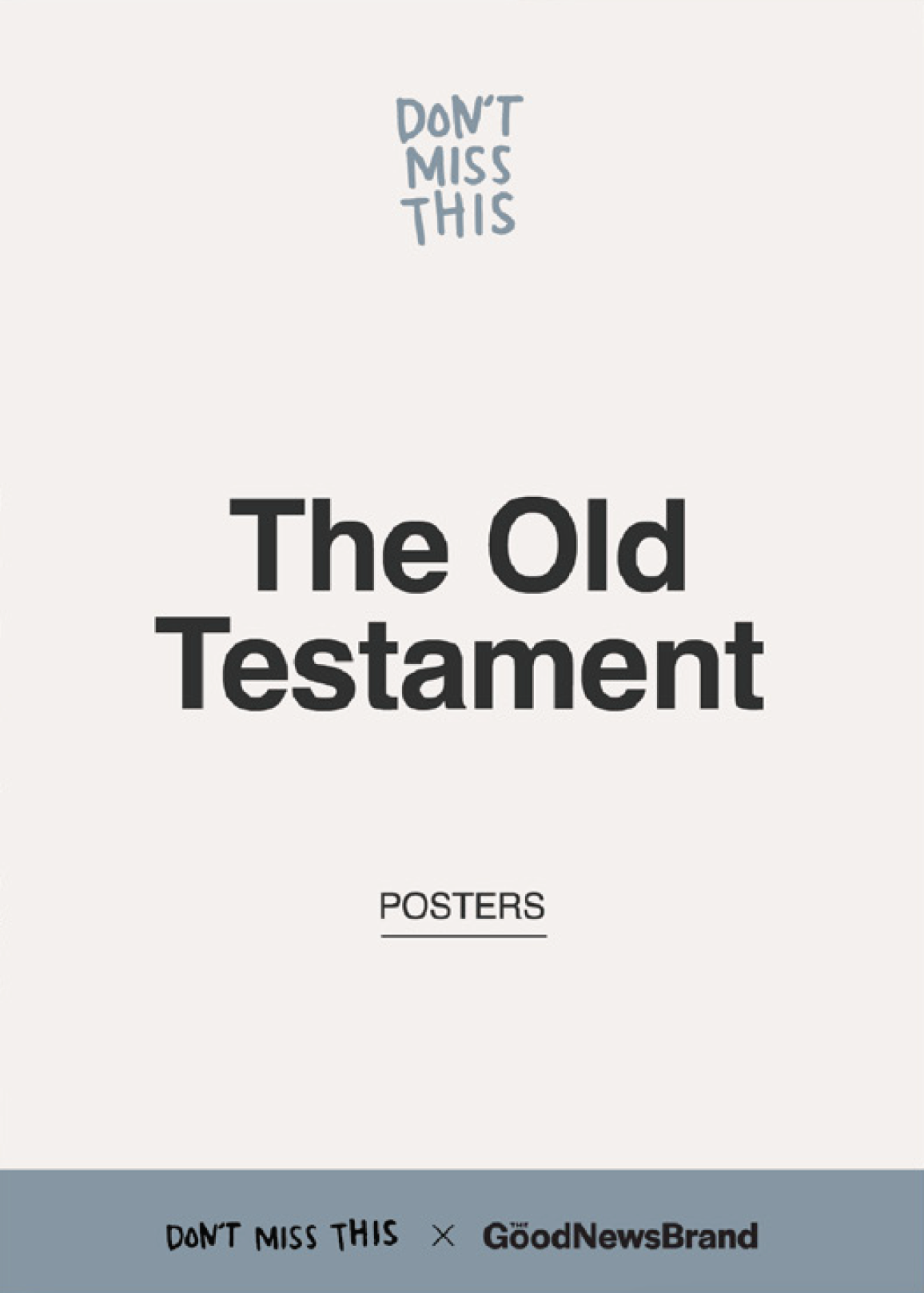 Don't Miss This 2026 Old Testament Poster Set with Stand