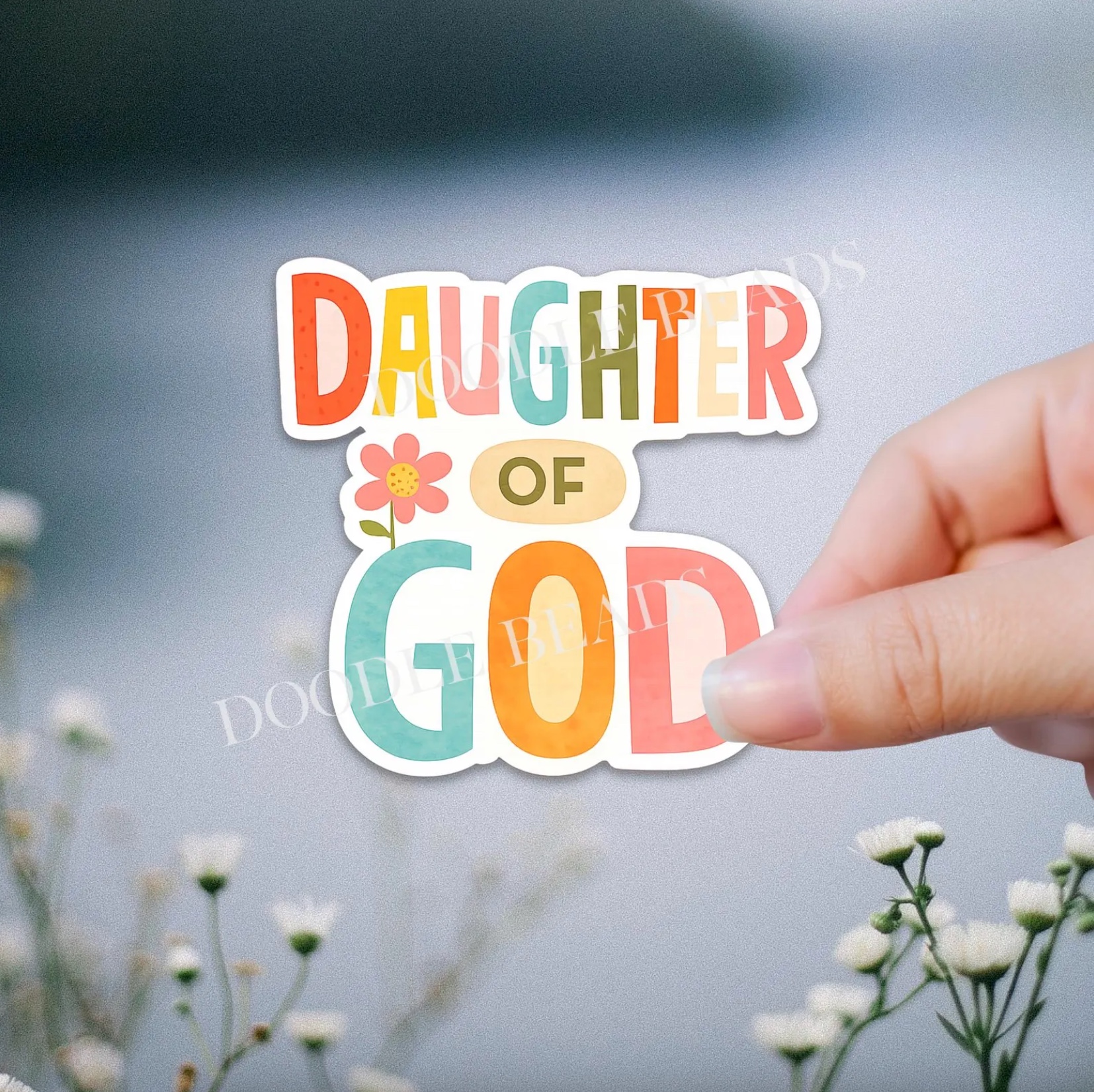 Daughter of God Sticker, , large