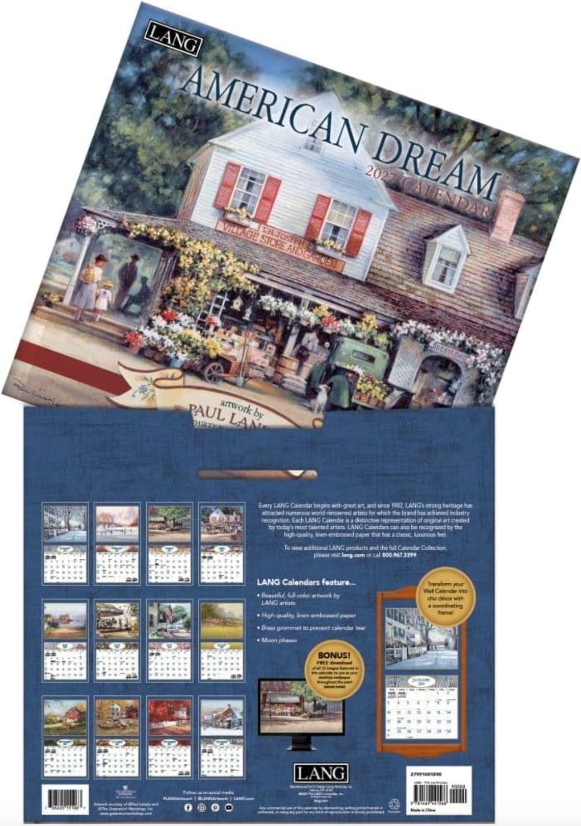 2027 American Dream Wall Calendar, , large image number 2