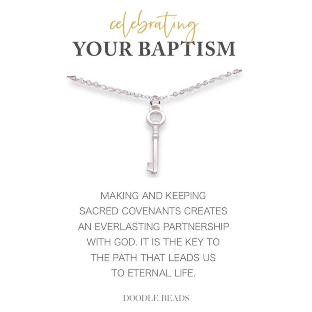 Celebrating Your Baptism Key Necklace