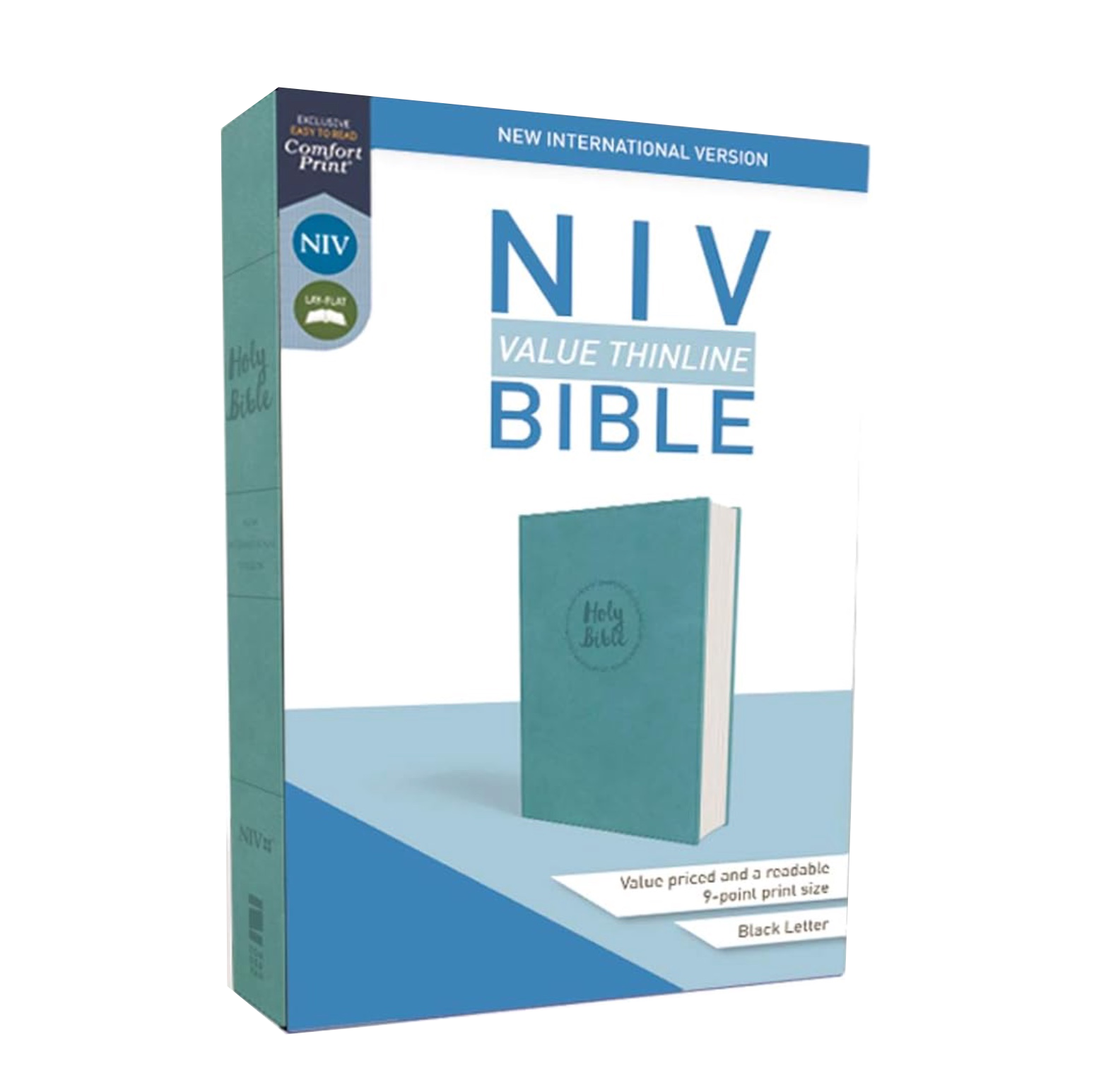 NIV, Value Thinline Bible, Faux Leather, Teal, , large