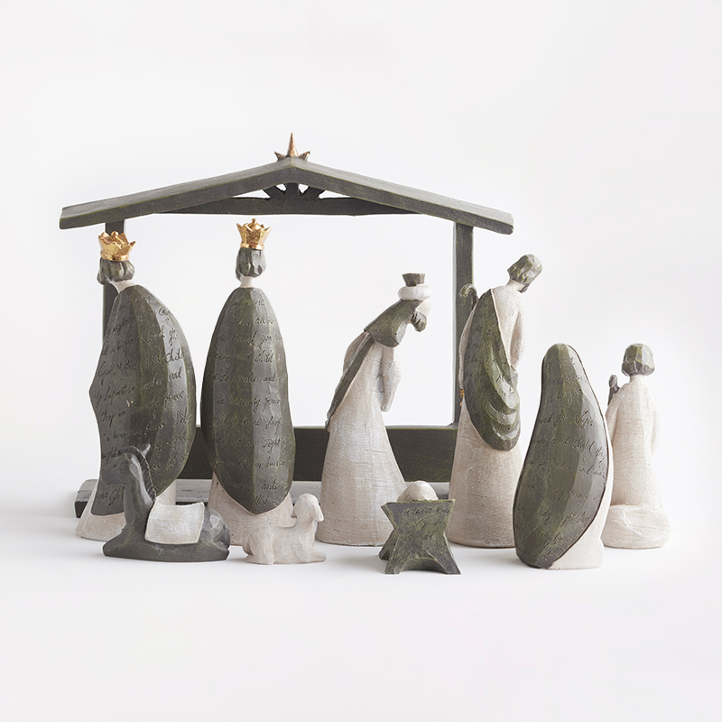 Silent Night Resin Nativity, , large image number 4