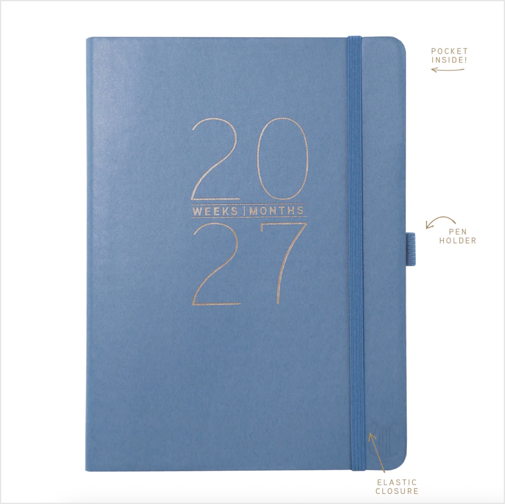 2027 18-Month Vegan Leather Planner, , large image number 3