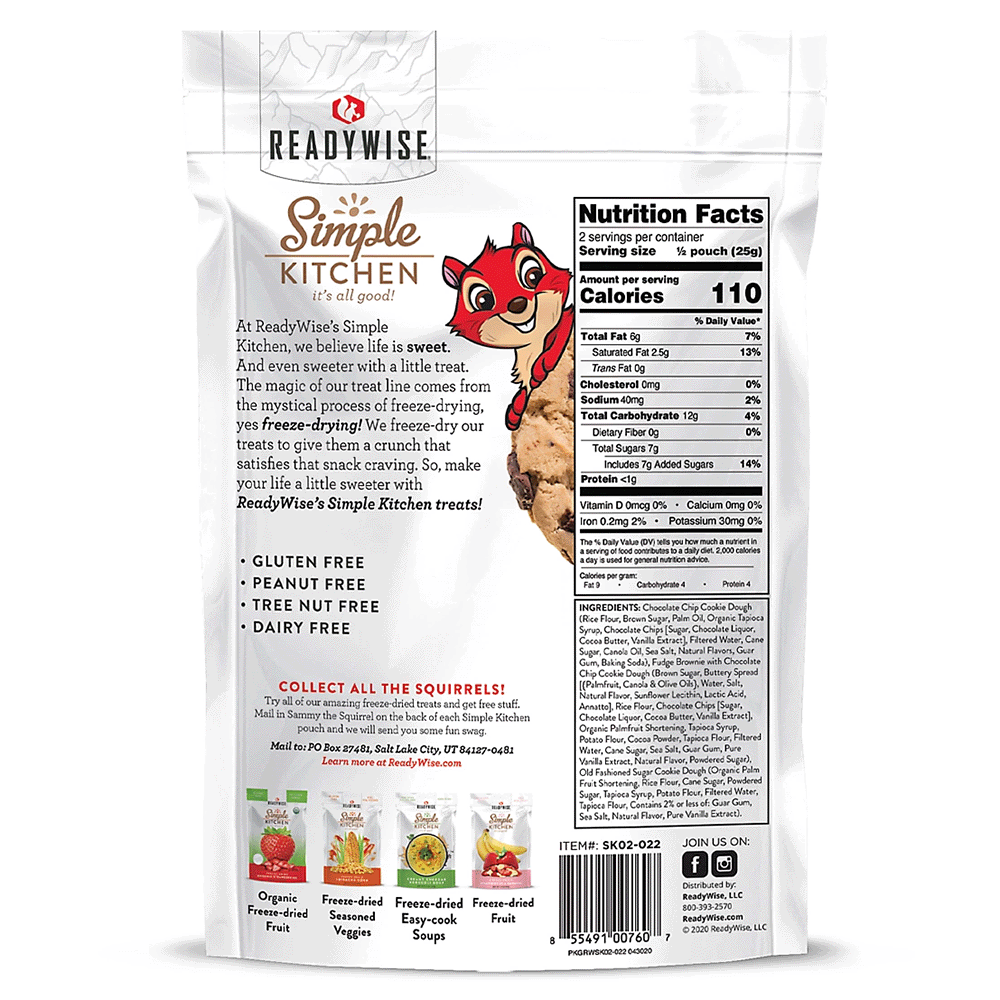 Simple Kitchen Cookie Dough Medley Single Pouch, , large