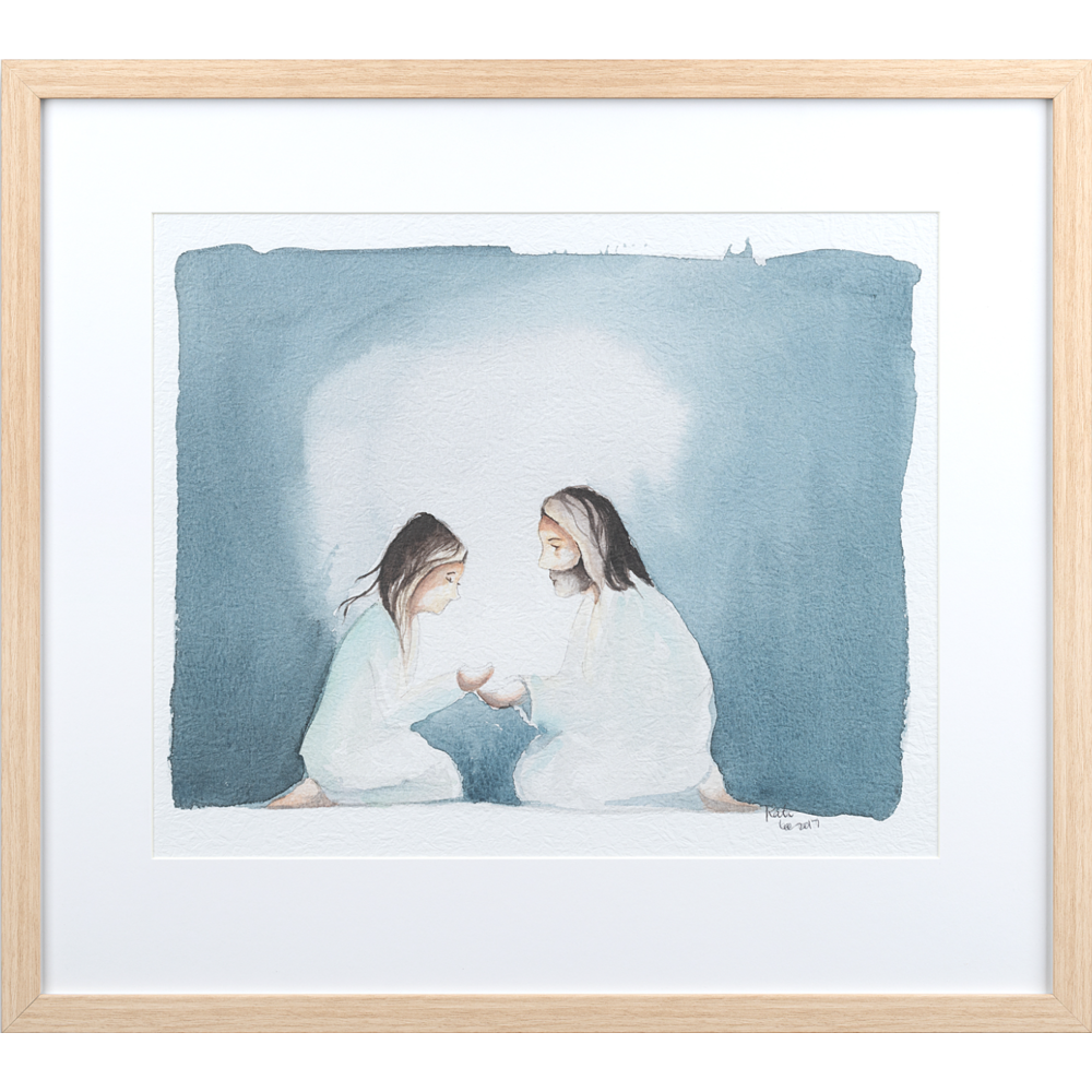 Through His Light (20x23 Framed Paper Print)
