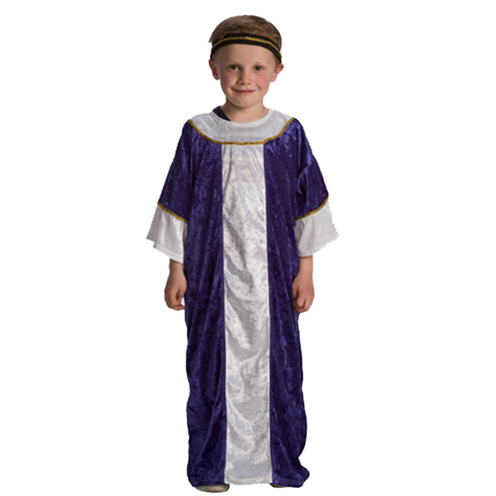 Children's Nativity Purple Wiseman Costume