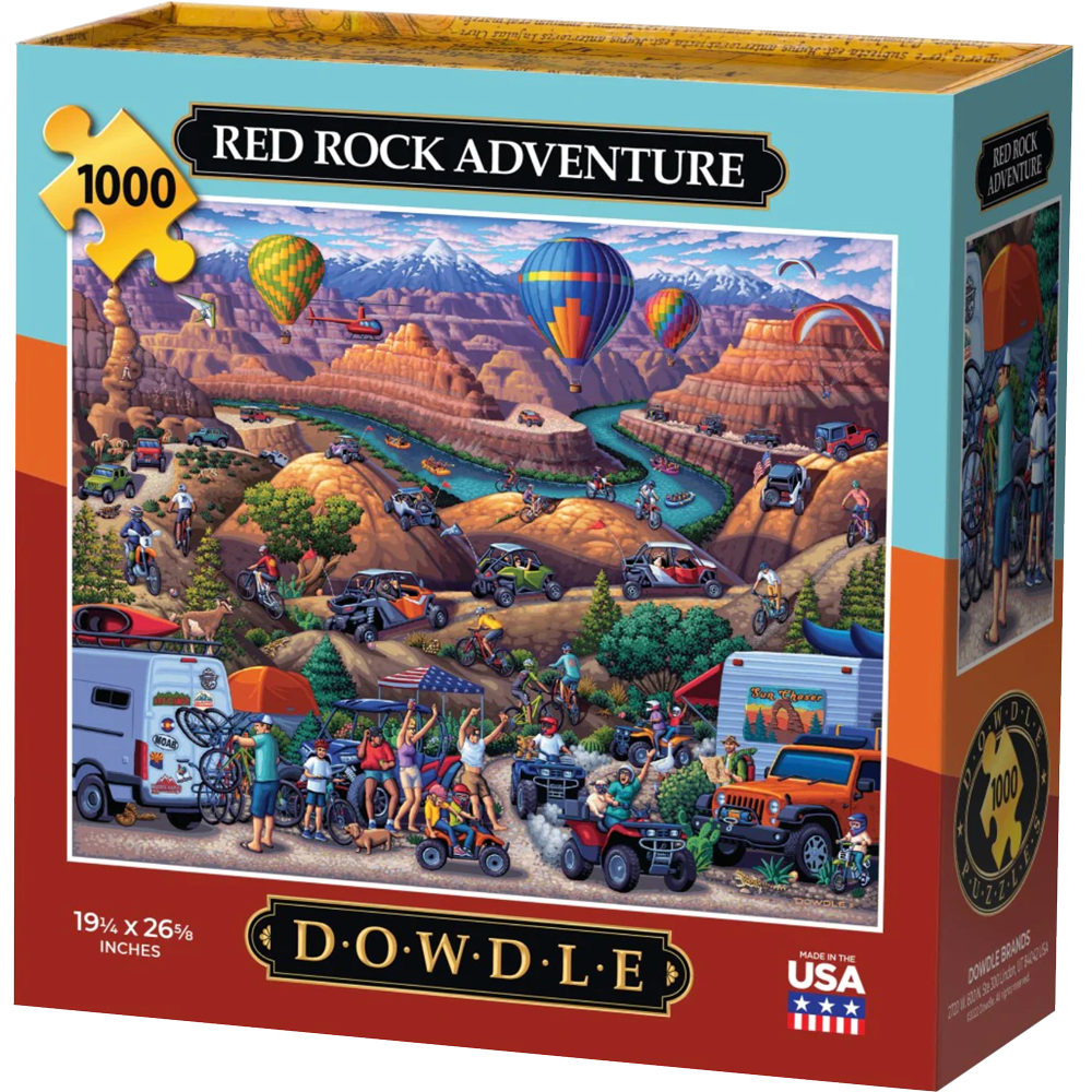 Red Rock Adventure 1000 Piece Puzzle