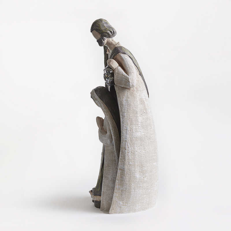 Nesting Silent Night Resin Nativity, , large image number 2