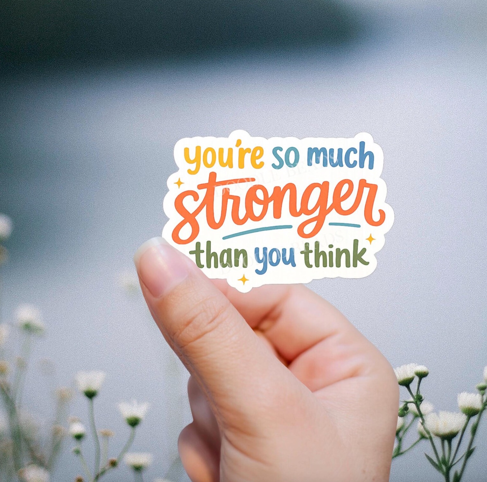 Stronger Than You Think Sticker, , large