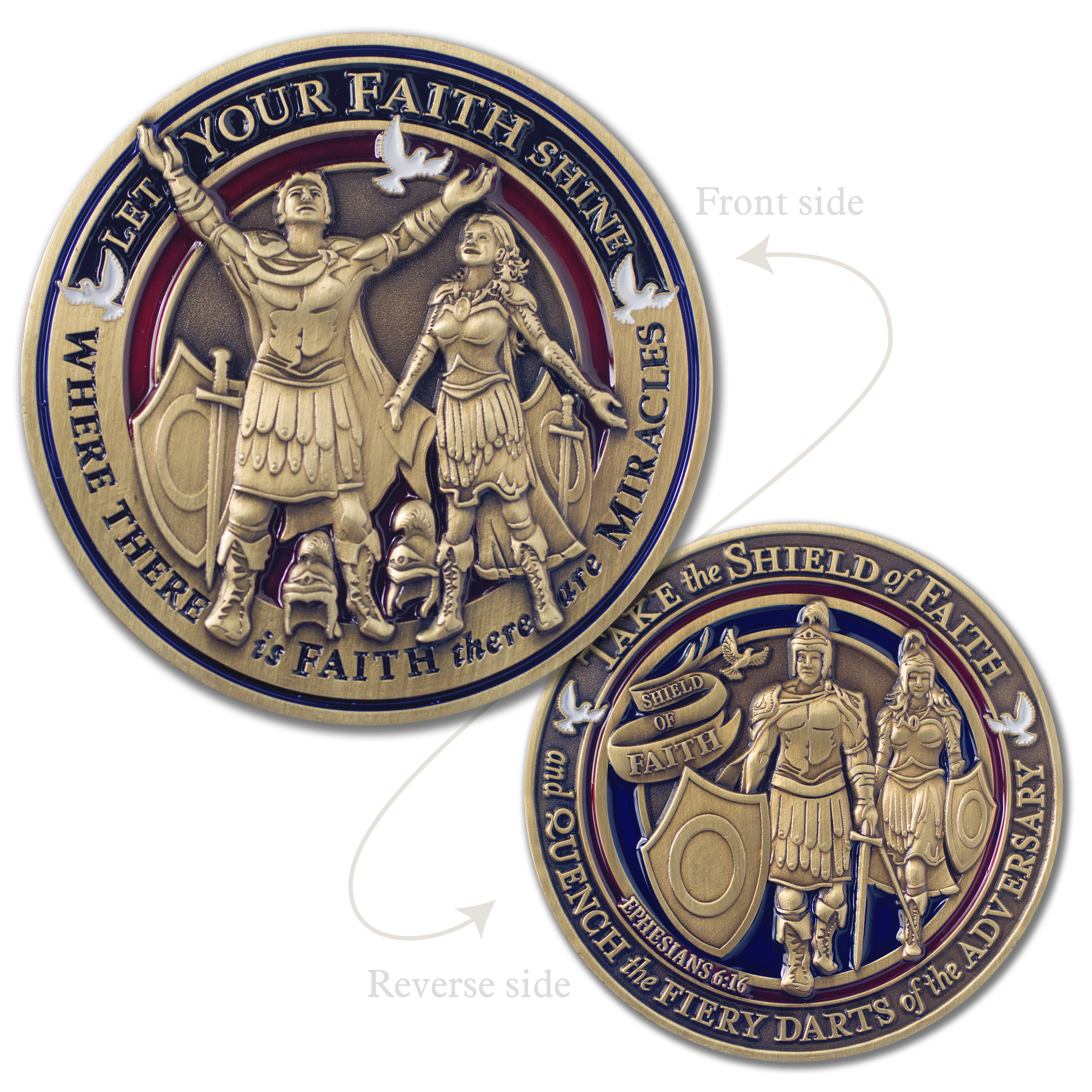 Faith Medallion Coin, , large image number 3