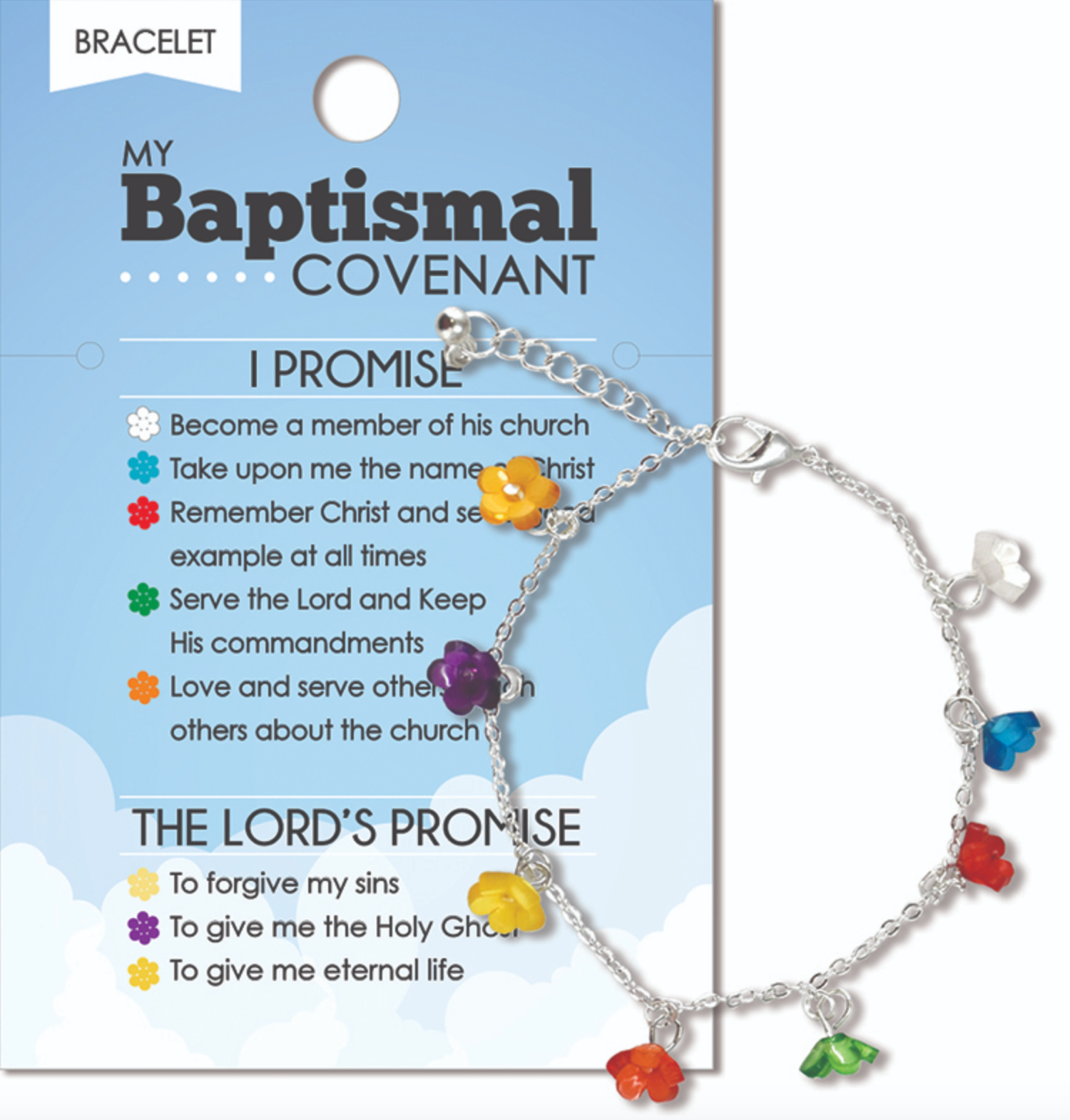 Baptismal Covenant Blossom Bracelet
